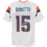 Nik Bonitto Autographed/Signed Pro Style XL White Jersey Beckett 49127