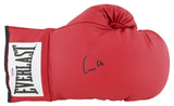 Muhammad Ali "Cassius Clay" Signed Red Everlast Boxing Glove PSA Itp #5A02785