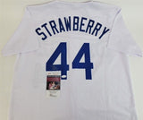 Darryl Strawberry Signed Los Angeles Dodgers Jersey (JSA COA) 8xAll-Star O.F.