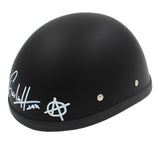 Charlie Hunnam Signed Sons Of Anarchy Daytona Black Matte Biker Helmet