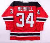 Jon Merrill Signed New Jersey Devils Jersey (First Class Autographs COA) Defense