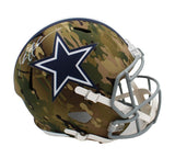 Deion Sanders Signed Dallas Cowboys Speed Full Size Camo NFL Helmet