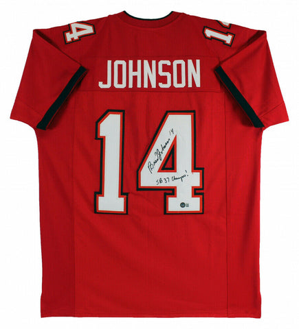 Brad Johnson Signed Buccaneers Jersey Inscribed "SB 37 Champs!" (Beckett Holo)