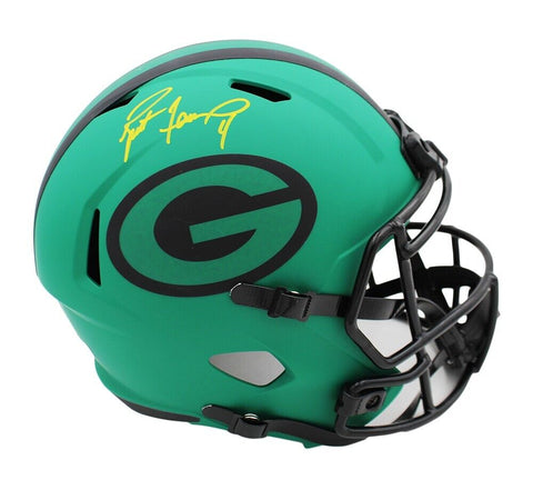 Brett Favre Signed Green Bay Packers Speed Full Size Rave NFL Helmet