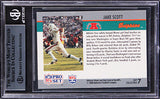 Dolphins Jake Scott Signed 1990 Pro Set Superbowl MVP'S #7 Card BAS Slabbed
