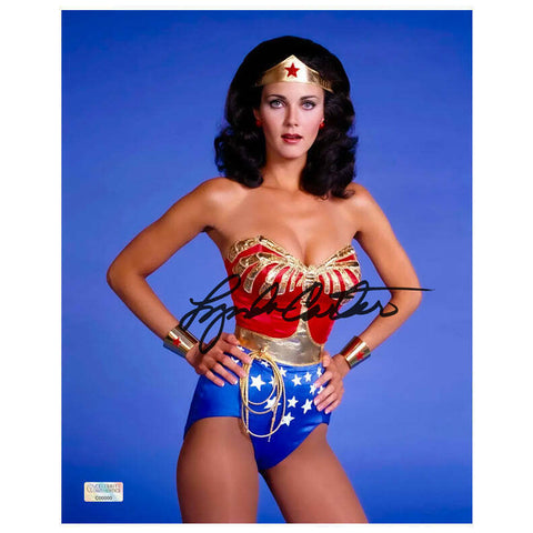 Lynda Carter Autographed 1976 Wonder Woman 8x10 Studio Photo