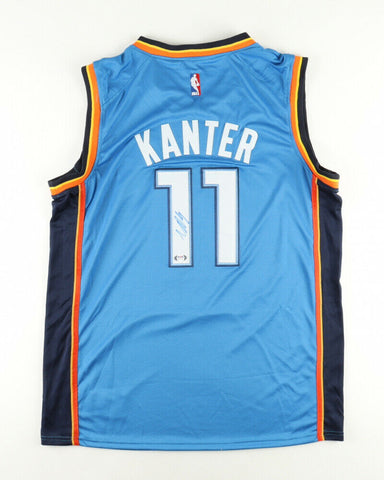 Enes Kanter Freedom Signed Oklahoma City Thunder Jersey (PSA COA) #3 Pick 2011