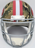 NICK BOSA AUTOGRAPHED SIGNED 49ERS CAMO FULL SIZE SPEED HELMET BECKETT QR 196988