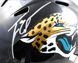 Travis Etienne Jr. Autographed Jacksonville Jaguars F/S Speed Helmet - JSA