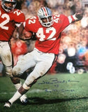 John Brockington Signed Ohio State Buckeyes Jersey Inscribed "68 Nat'l Champs"