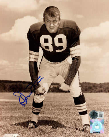 Jim Houston Autographed Cleveland Browns 8x10 Photo Beckett 45602