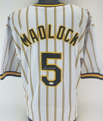 Bill Madlock Signed Pittsburgh Pirates Jersey (JSA COA) 4xNL Batting Champion