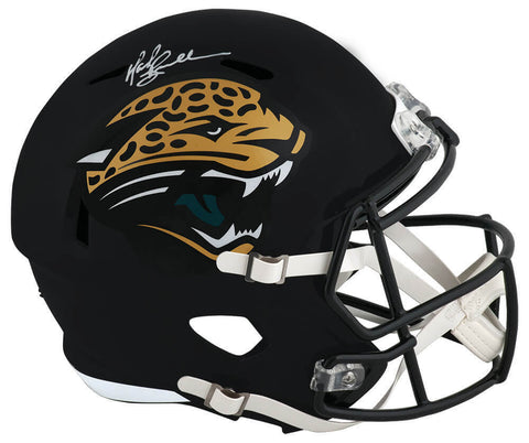 Mark Brunell Signed Jaguars T/B Riddell Full Size Replica Helmet -(SCHWARTZ COA)