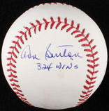 Perry, Niekro, & Sutton Signed OML Baseball 3 / 300 Game Winners on 1 Baseball