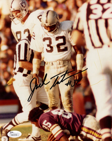 Jack Tatum Autographed/Signed Oakland Raiders 8x10 Photo JSA 48550