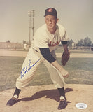 Bob Lemon Signed 8x10 Cleveland Photo JSA AL44262