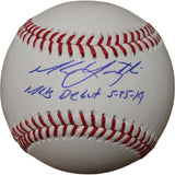 Mike Yazstremski Autographed San Francisco Giants OML Baseball Debut FAN 46892