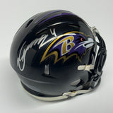 Zay Flowers Autographed Signed Baltimore Ravens Mini Helmet Beckett