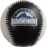 Andres Galarraga Autographed Colorado Rockies Logo Baseball Beckett 44353