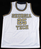 Mark Price Signed Georgia Tech Yellow Jackets Jersey (PSA COA) Cavalier All Star