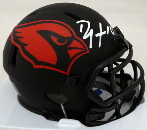 DEANDRE HOPKINS AUTOGRAPHED CARDINALS ECLIPSE BLACK MINI HELMET BECKETT 191110