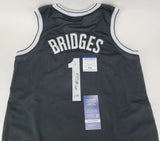 Mikal Bridges Signed Brooklyn Nets Jersey (PSA COA) 2018 1st Rnd Pk 10th Overall