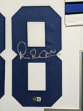 FRAMED DALLAS COWBOYS MICHAEL IRVIN AUTOGRAPHED SIGNED JERSEY BECKETT HOLO