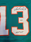 Dan Marino Autographed Miami Dolphins Mitchell & Ness Teal Jersey HOF Beckett