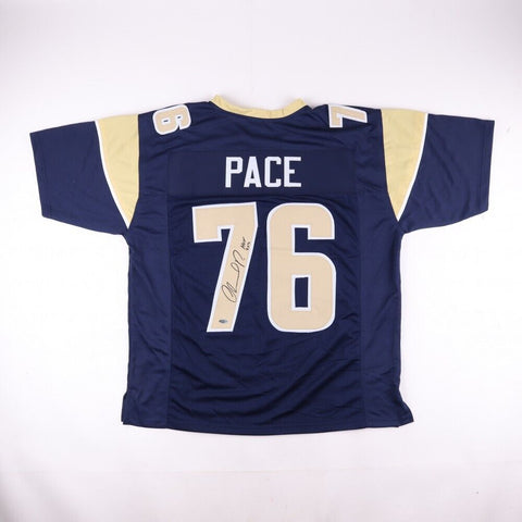 Orlando Pace Signed St. Louis Rams Jersey Inscribed "HOF 2016" (Playball Ink)