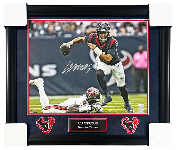 C.J. Stroud Houston Texans Signed 16x20 Matted & Framed Photo Fanatics