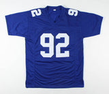 Michael Strahan New York Giants Signed Jersey (Beckett COA) 7xAll Pro Def.End