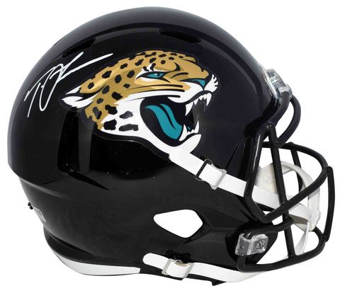 TREVOR LAWRENCE SIGNED JACKSONVILLE JAGUARS FULL SIZE SPEED HELMET FANATICS