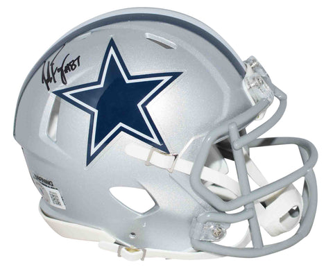 JAKE FERGUSON SIGNED AUTOGRAPHED DALLAS COWBOYS SPEED MINI HELMET BECKETT