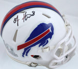 O.J. Howard Autographed Buffalo Bills 2021 Speed Mini Helmet-Beckett W Hologram