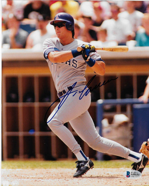 Jose Canseco Autographed Texas Rangers 8x10 Photo Beckett Authenticated