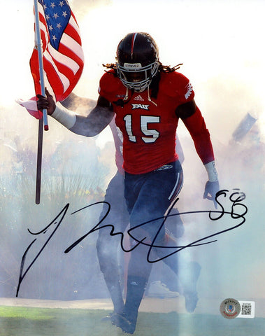 Randall Johnson Signed Florida Atlantic Owls 8x10 Photo Beckett 46289