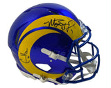 MATTHEW STAFFORD / COOPER KUPP Autographed Champs Logo Authentic Helmet FANATICS