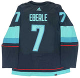 JORDAN EBERLE Autographed Kraken Inaugural Patch Authentic Jersey FANATICS