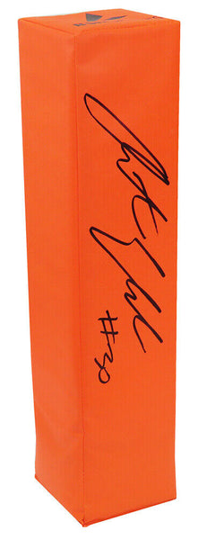 Austin Ekeler Signed BSN Orange Endzone Football Pylon - (SCHWARTZ SPORTS COA)