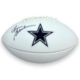 Roger Staubach Autographed Signed Dallas Cowboys Logo Football - JSA