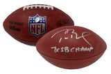 TOM BRADY Autographed 7x SB Champ Authentic Official NFL Duke Football FANATICS