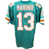 Dan Marino Autographed Miami Dolphins Teal Wilson sz 46 Jersey Beckett 48392