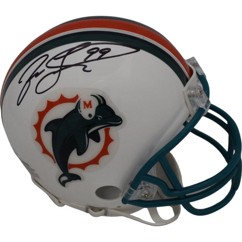 Jason Taylor Signed Miami Dolphins Mini Helmet TB 80-96 VSR4 JSA 46022