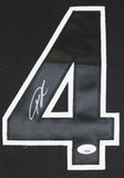 Giannis Antetokounmpo Authentic Signed Black Pro Style Jersey w/Black #s BAS Wit