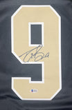 Drew Brees Autographed New Orleans Saints Nike Black Jersey Beckett