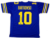 Steve Bartkowski Signed California Blue Custom Jersey