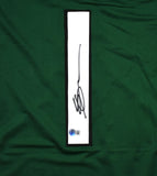 Ahmad Sauce Gardner Autographed Green Pro Style Jersey-Beckett W Hologram *Black