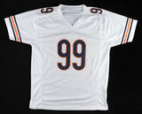 Dan Hampton Signed Chicago Bears White Jersey Inscribed HOF 2002 -JSA COA