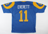 Jim Everett Signed Rams Jersey (JSA COA) Los Angeles Quarterback (1986-1993)