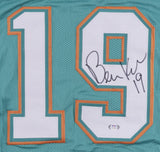 Bernie Kosar Signed Dolphins Teal Home Jersey (PSA COA) 2xPro Bowl / U of Miami